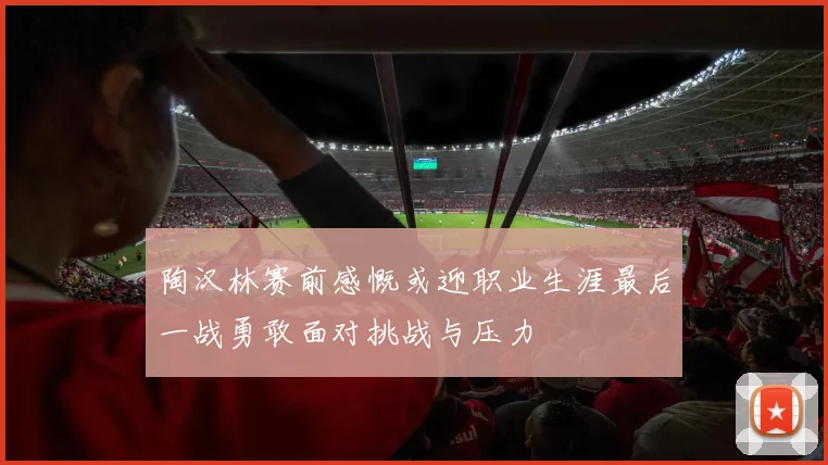 陶汉林赛前感慨或迎职业生涯最后一战勇敢面对挑战与压力